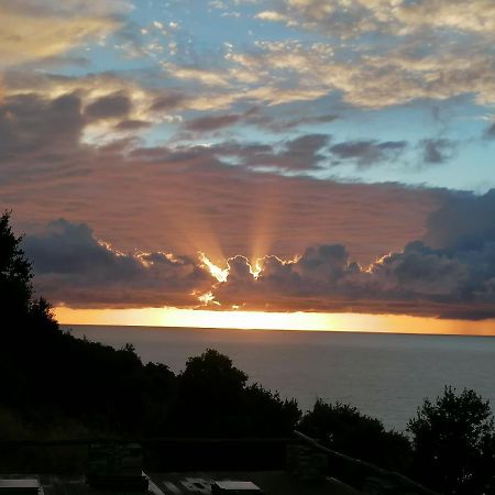 Coin De Paradis Vue Dominante Sur Mer, Montagne Et Tour Genoise Avec Jacuzzi Pino Exterior foto